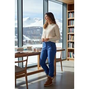 Little Donkey Andy Fleece Lined Softshell Insulated Ski Pant NWT Large